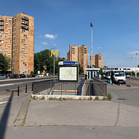 Grand F3 60M2 Pour 6 Personnes - Paris 19Eme - Stade De France - La Villette Aubervilliers Kültér fotó